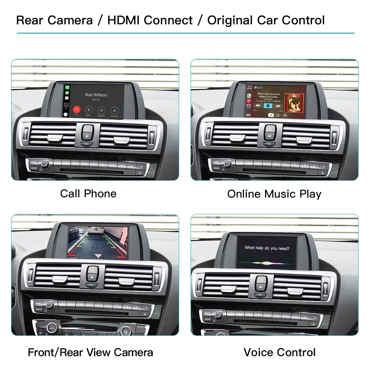 Autoabc Carplay Airplay Mirror Link Wireless Carplay Android Auto Kits Decoder Interface for  NBT EVO CCC MINI Carplay