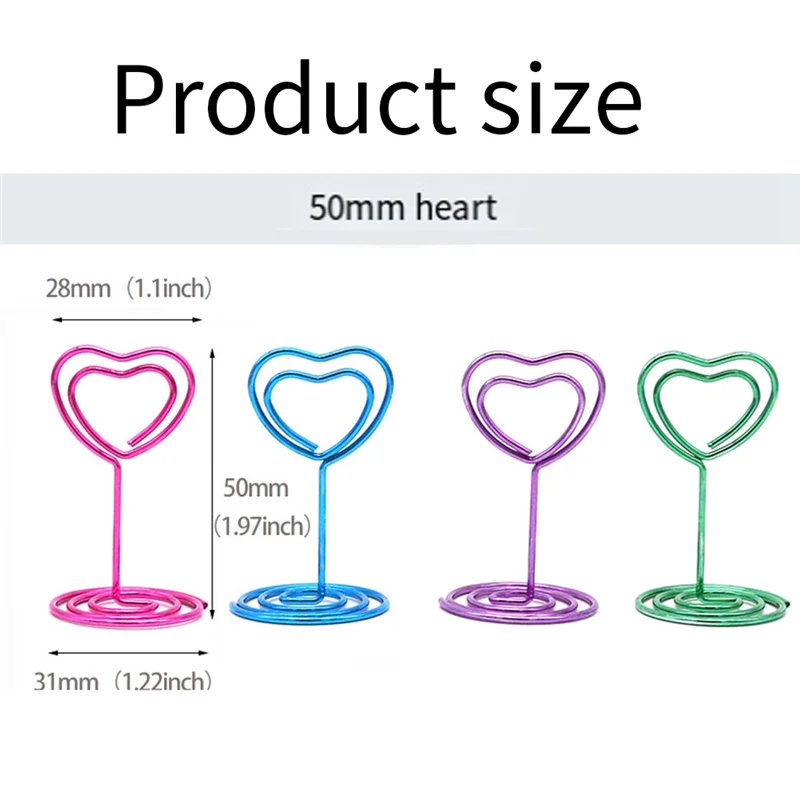 AK51-80Pcs Table Number Holders Place Card Holder Picture Holders For Wedding, Birthday Anniversary Party, Restaurant
