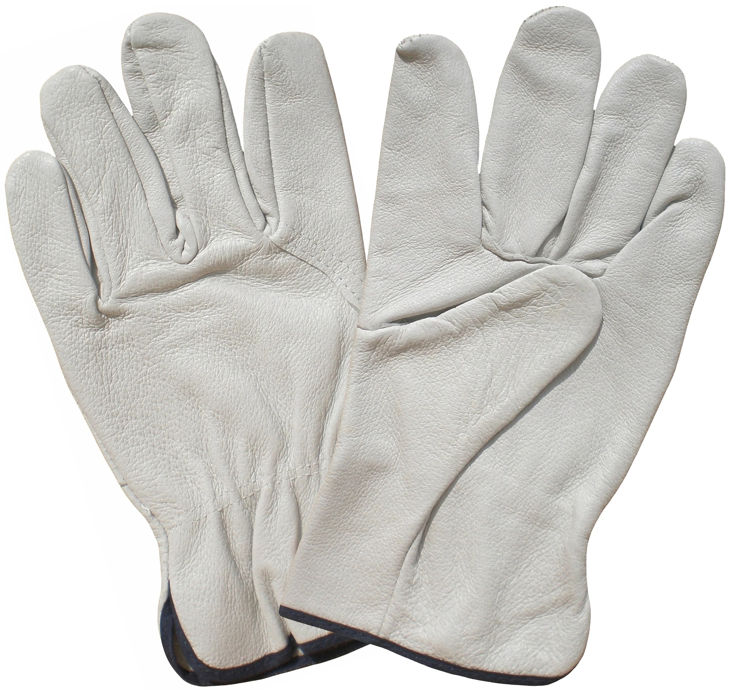 Leather Work Glove Driver Mechanics Flame Sparks Fire Proof TIG MIG Welding Glove Top Grain Cow Calfskin Safety