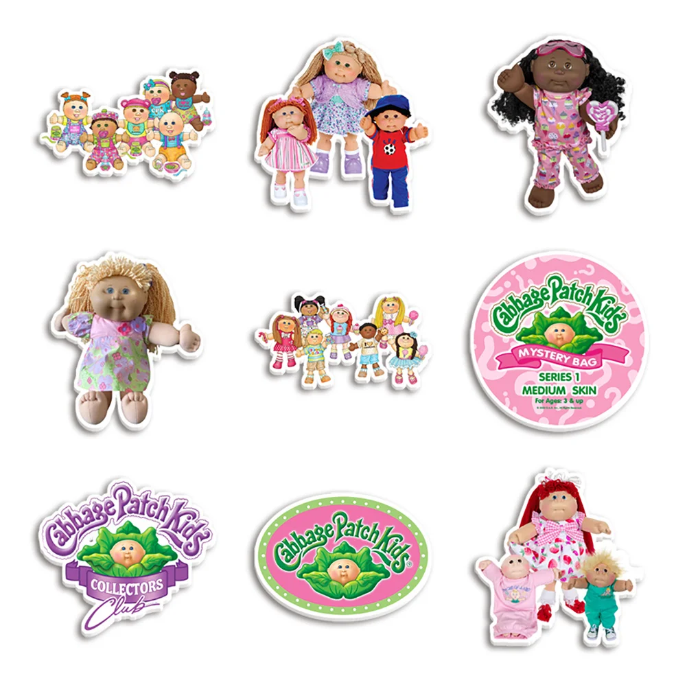 

C P K Dolls W Girl Resin Planar Transparent Glitter Acrylic Flatback for Badge Hair Bow Keychain Decoration Diy Embellishment