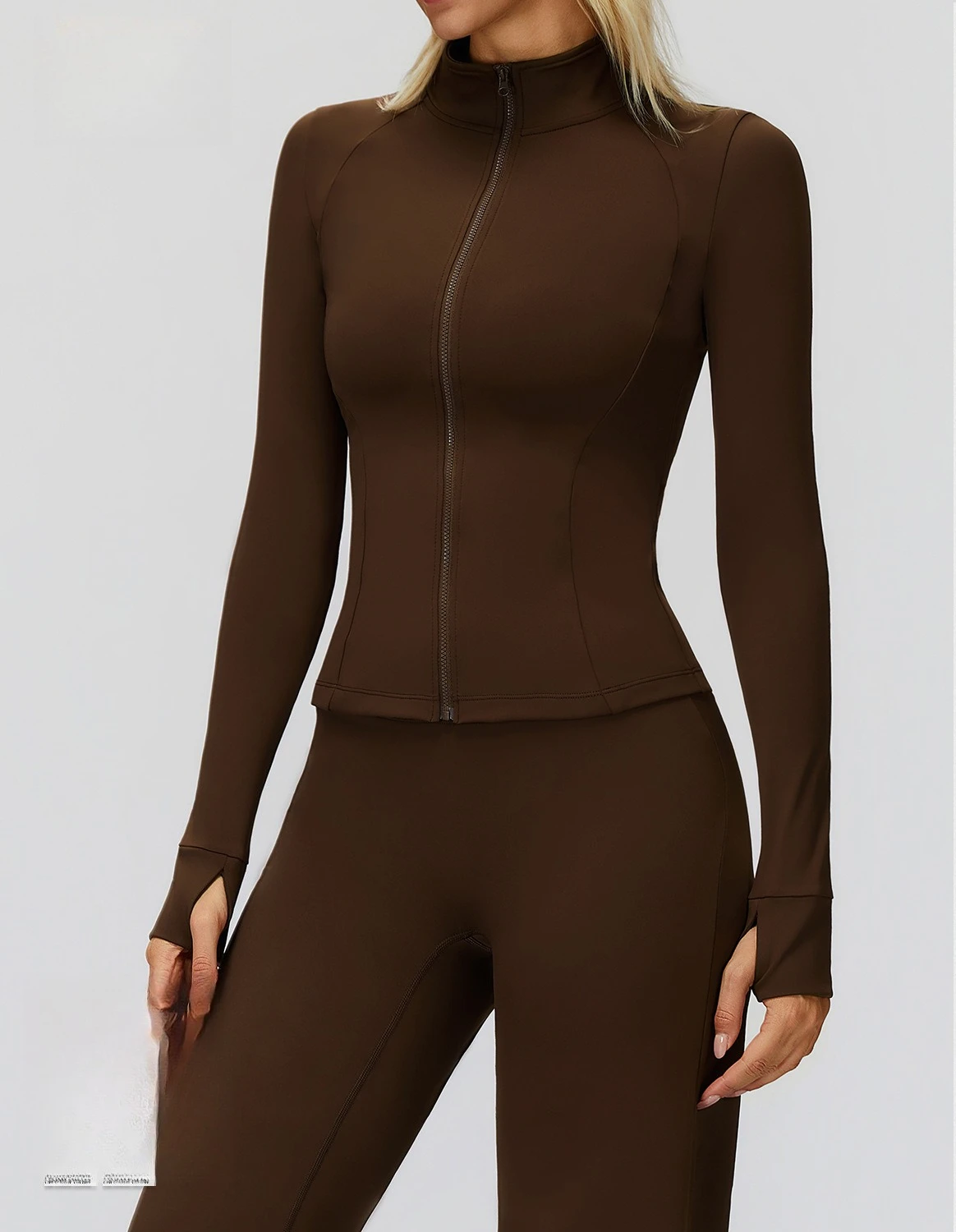 Autumn Winter Ultra-Soft Fabrics Casual Tight Sports Jackets Women Zipper Yoga Clothes Female Quick-Dry Long Sleeve Sportswear