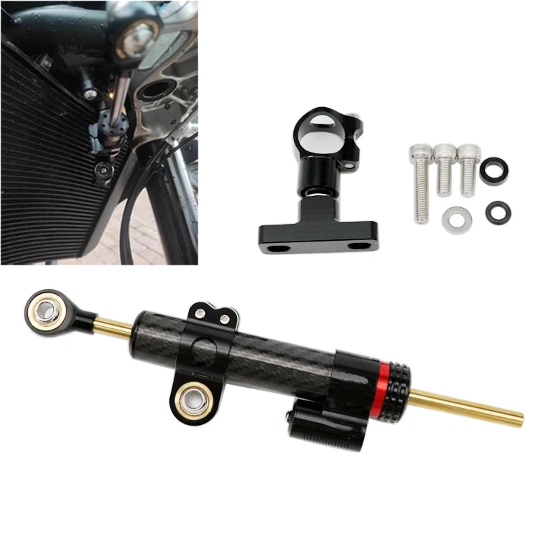 

Motorcycle Accessories Directional Damper Shock Absorber Stabilizer Steering Dampers Bracket For CFMOTO 800NK 800 NK 2023 2024