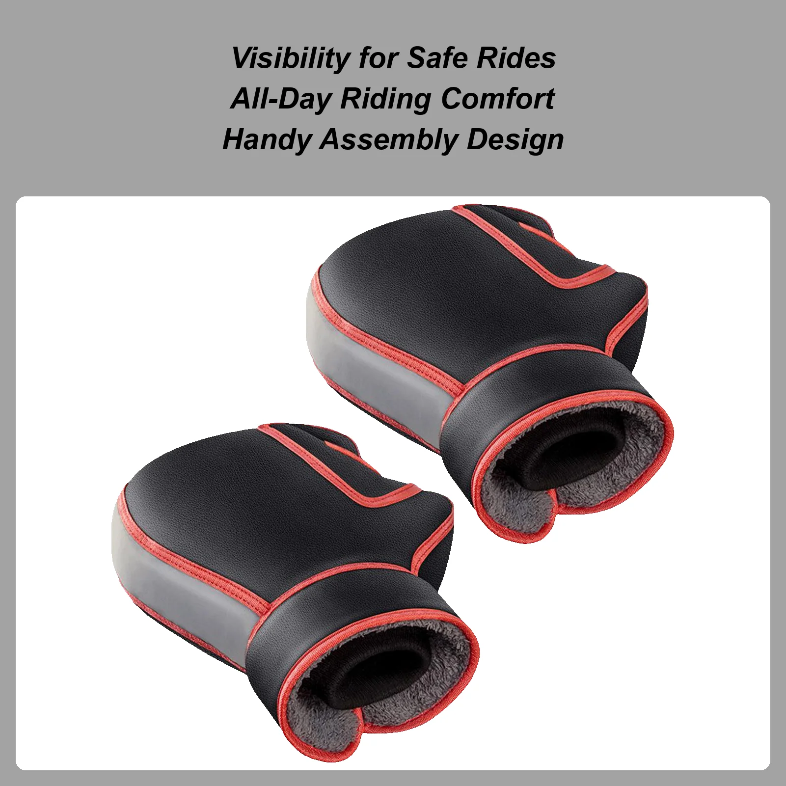 

Motorcycle Handlebar Muffs Motorbike Warm Handlebar Mittens Bicycle Grip Warming Muffs For Riders Winter Highway Snowmobile