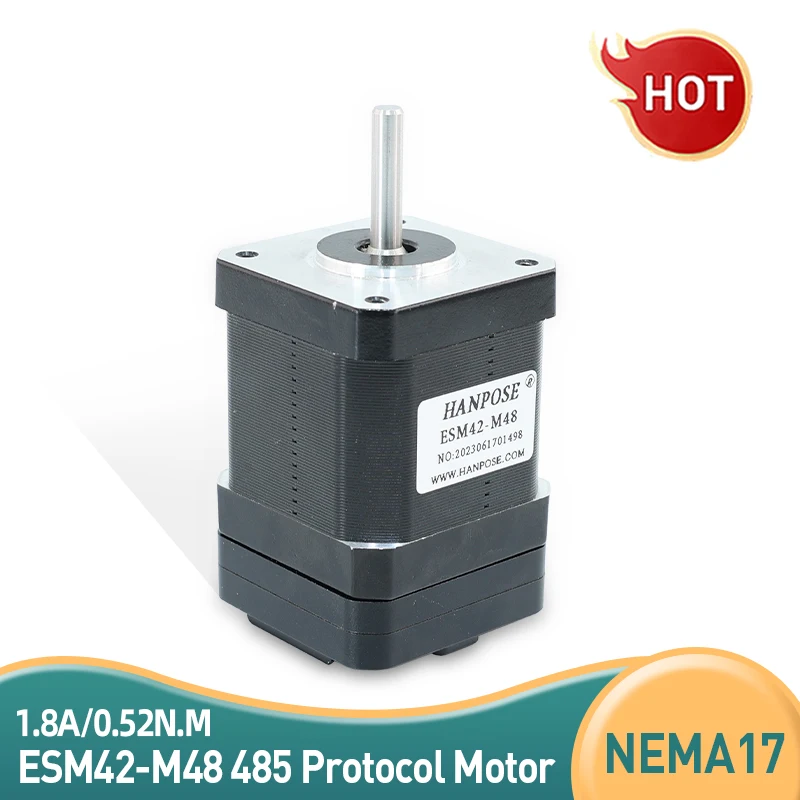 Closed loop integrated Motor ESM42-M48 1.8A 52N.CM for 3D printer 485 communication protocol stepper motor