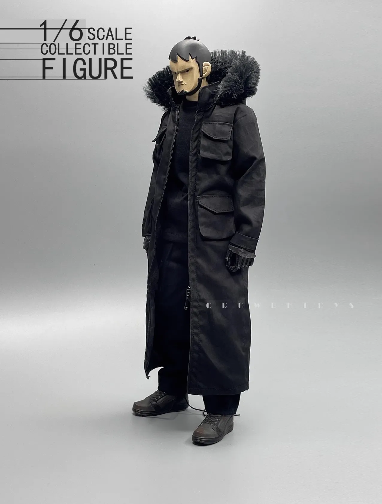 CROW DH TOYS 1/6 Soldier Clothes Accessories Trendy Overcoat Coat Model Fit 12'' Action Figure Body In Stock