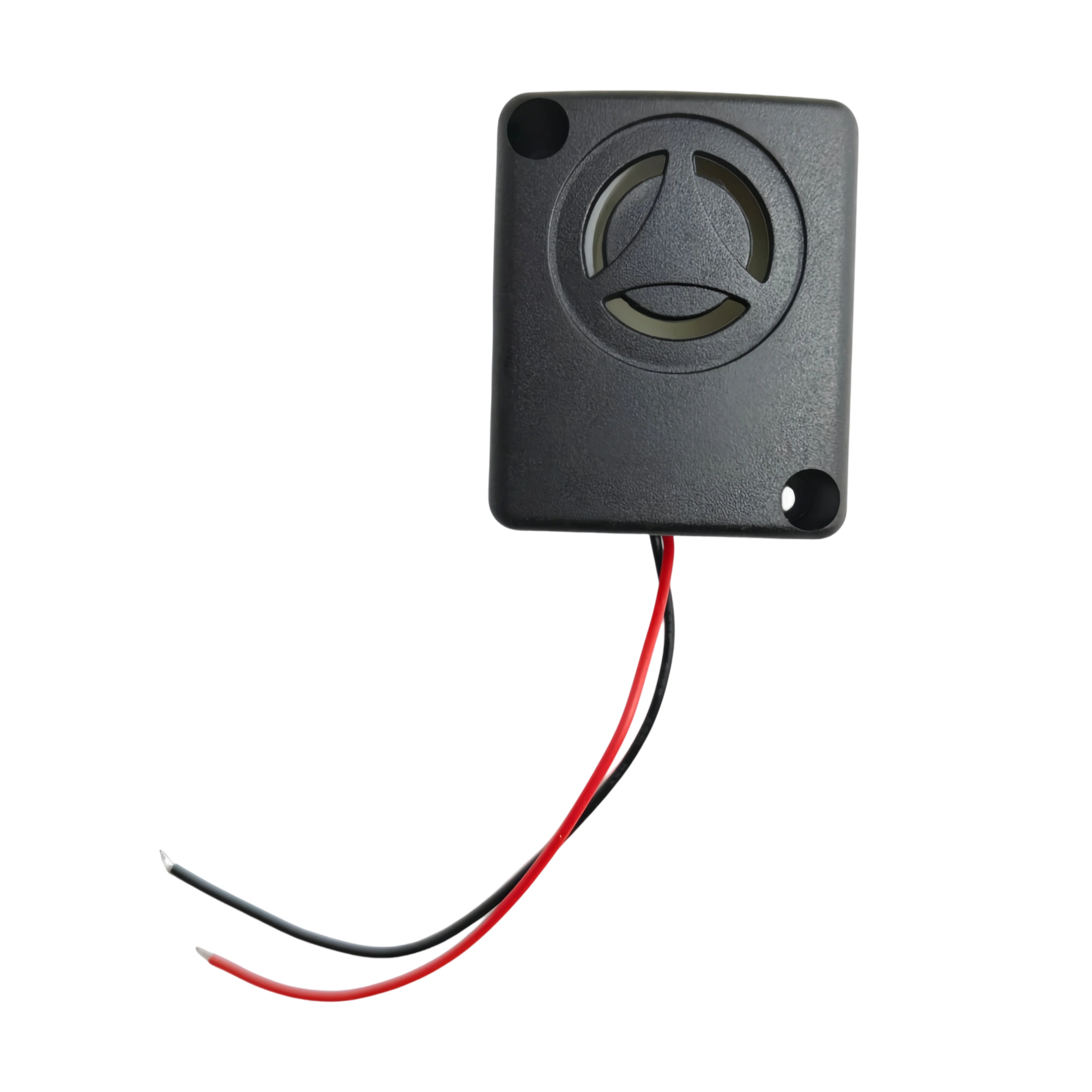 12V/24V 110dB Mini Piezo Alarm Siren, Loud High Pitch DC Buzzer for Car Vehicle Anti-Theft Security Warning Horn