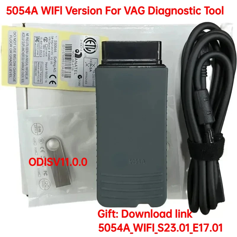 

NEW 5054A WIFI Version For VAG Diagnostic Supports All The Functions Of 5054A N 6154A Support ODISV23.0.0 Support V-Au-di Sk-da