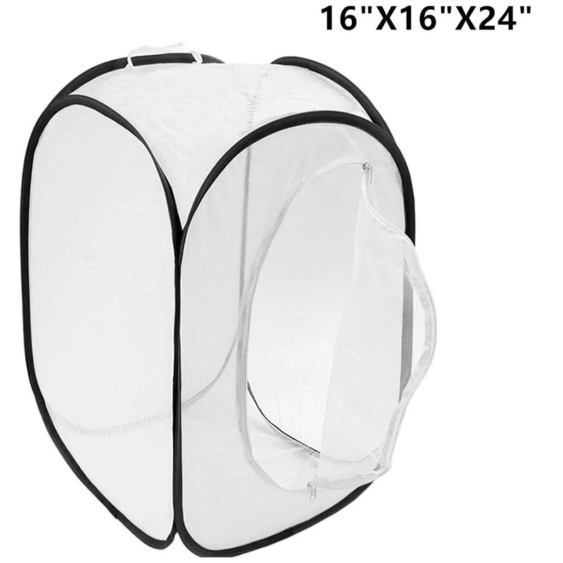 Jaulas de habitáculo para insectos y mariposas con diseño para observación Natural y cría de mariposas, 2 piezas