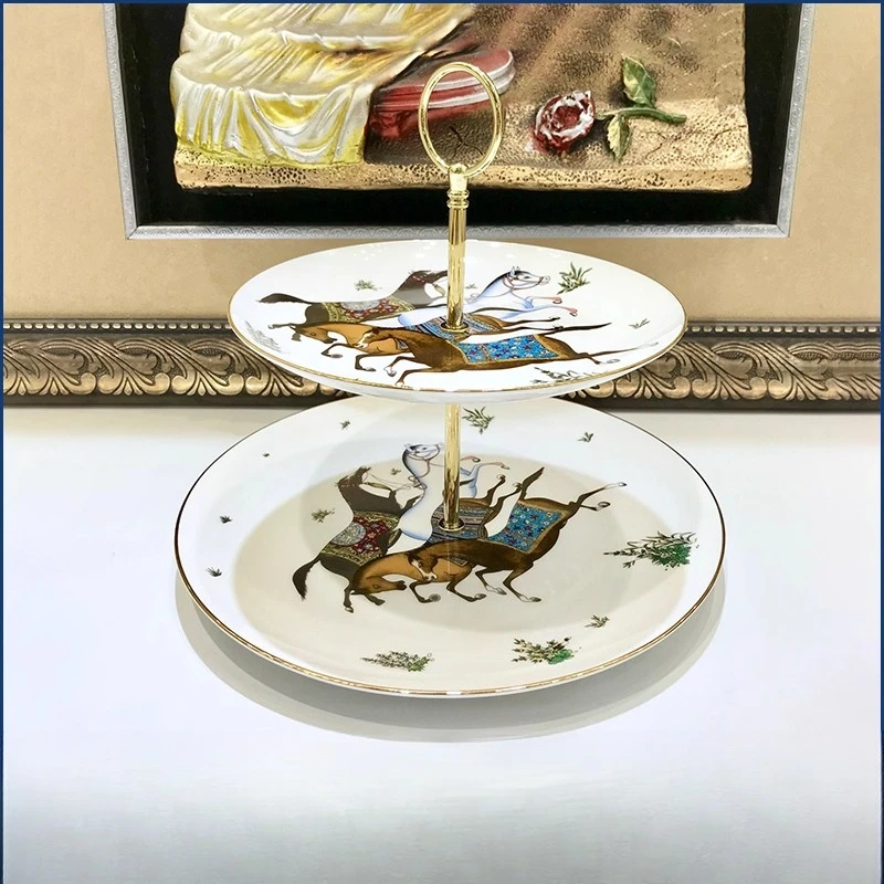 Tableware Dim Sum Rack Tray Display   Fruit   European Ceramic Tableware, Porcelain