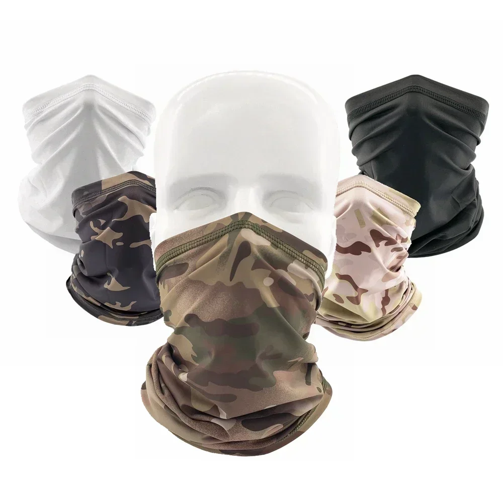 Half Face Bandana Scarf Cycling Fishing Hiking Sport Soft Smooth Elastic Breathable Tube Neck Cover Men Neckerchief