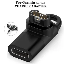 Cargador tipo C para reloj inteligente, adaptador de carga para Garmin Fenix 7/6/5 Epix Pro Venu 3 SQ2 Instinct 2S 2X Enduro 2 Vivoactive 5/4