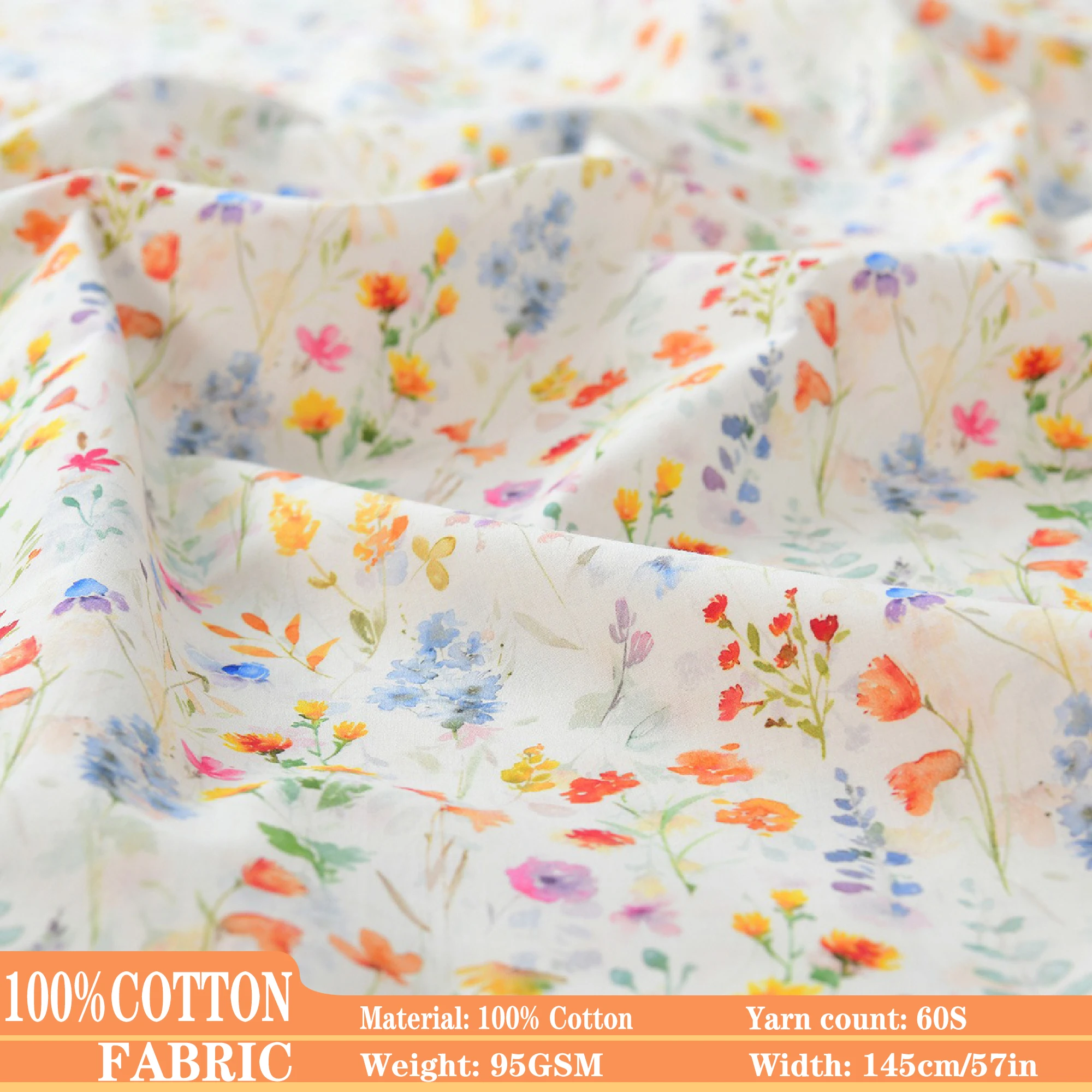 

fabrics sewing cotton，liberty tana lawn countryside style printed for dresses DIY quilting designer cloth (by meter)
