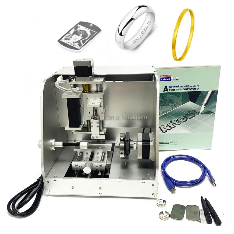 Jewelry Making Machine Mini CNC Engraving Machine CNC Ring Inside Engraver engraving jewelry tools graver