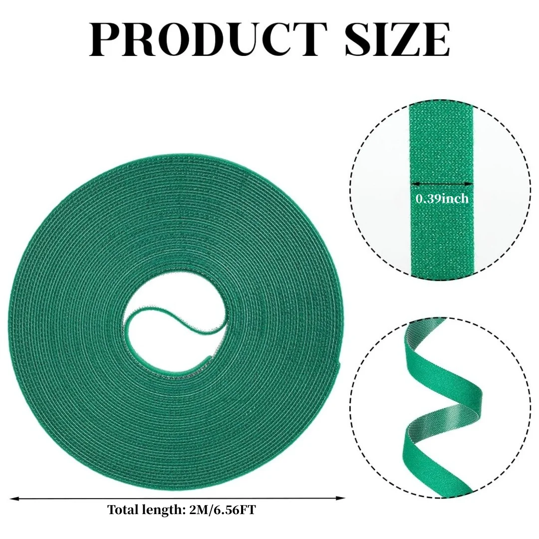 Tie, reusable soft garden tie, suitable for tomato, climbing vine, trellis, moss pole support, easy to cut adjustable tie