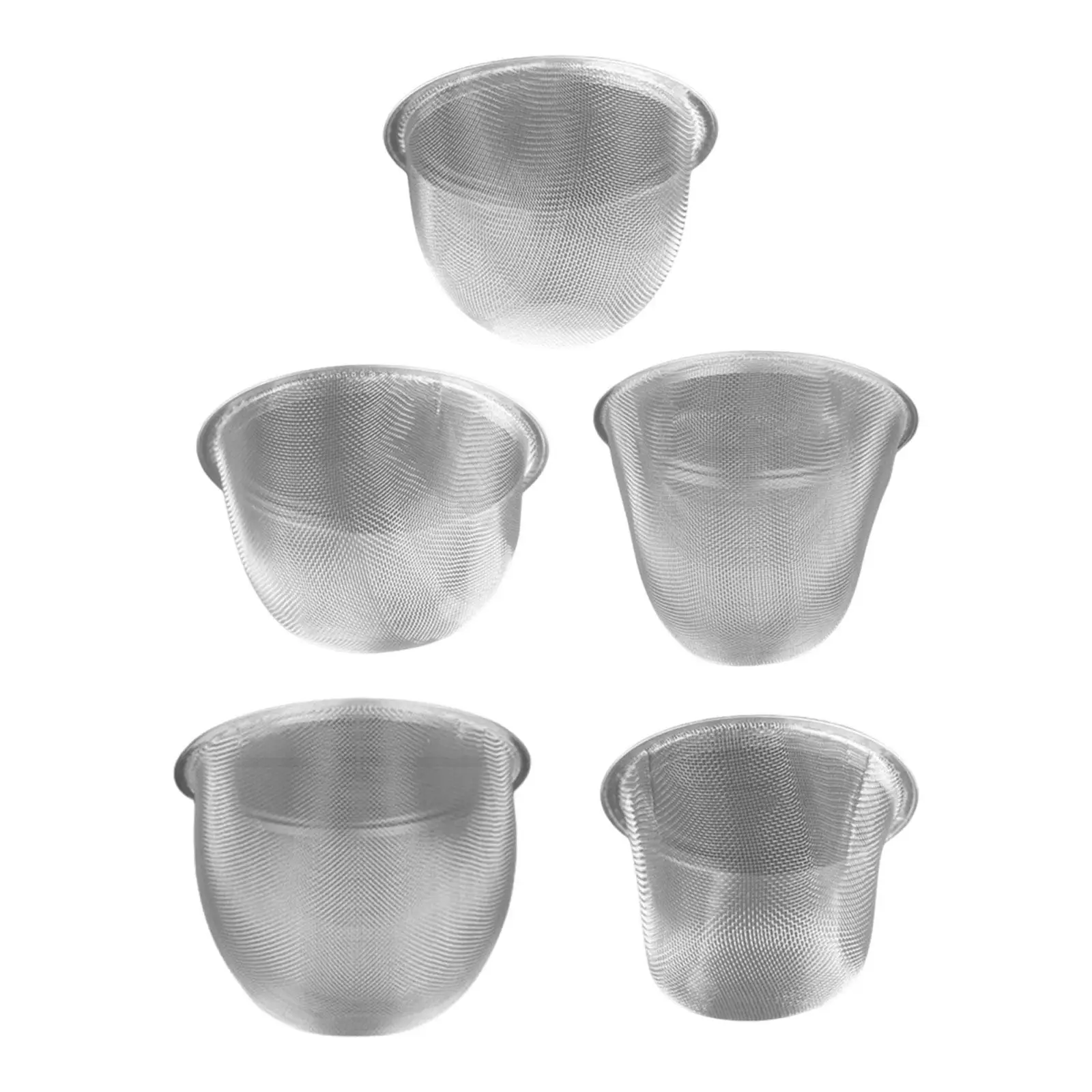 Stainless Steel Mesh Tea Infuser Insert Portable Practical Tea Drain Multipurpose for Ingredients Coffee Hot Pot Lemon Beverage