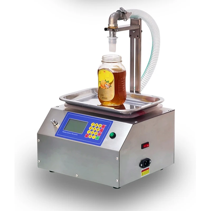 آلة وزن وتعبئة العسل الأوتوماتيكية آلات تعبئة زيت السمسم السائل اللزج زيوت التشحيم الصالحة للأكل