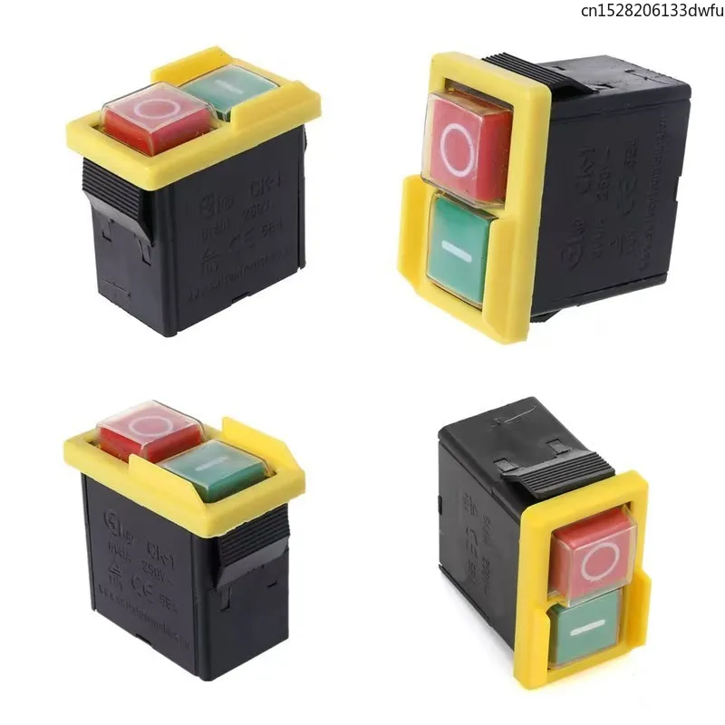 CK-1 5E4 AC250V Electromagnetic Switch Grinding Machine/grinder Start Stop Magnetic Self-locking Button CK1 Contactors