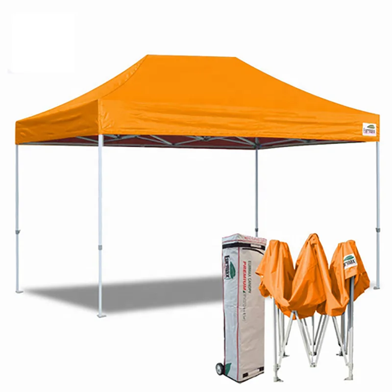 Strong Heavy Duty Aluminum Folding Canopy Commercial Pop-up Tent Gazebo