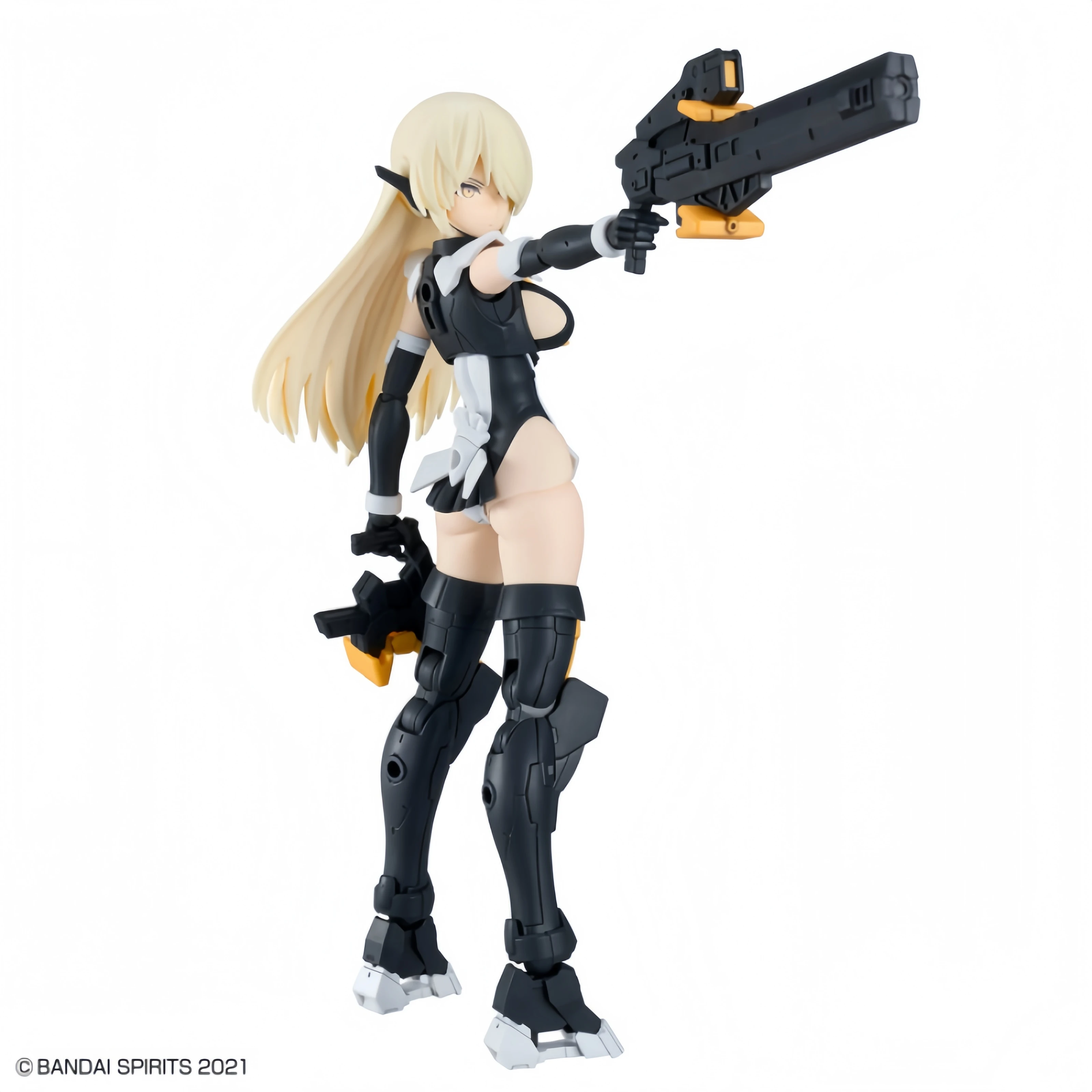 Bandai 30MS SIS-Hc106k Belveria-Berys Feroce Form Mecha Girl Model Kit – 3 Faces, Knives & Handguns, 30 Minutes Sisters, Snap- view 2