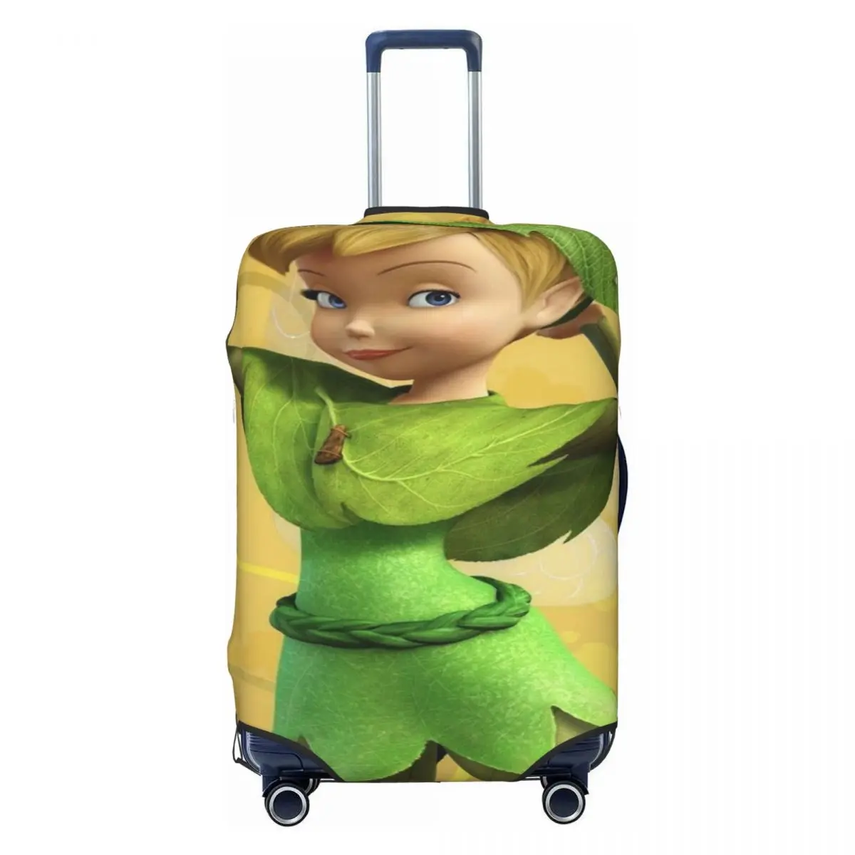 

Custom Tinker Bell Cartoon Luggage Cover Cute Suitcase Protector Covers Suit For 18-32 inch