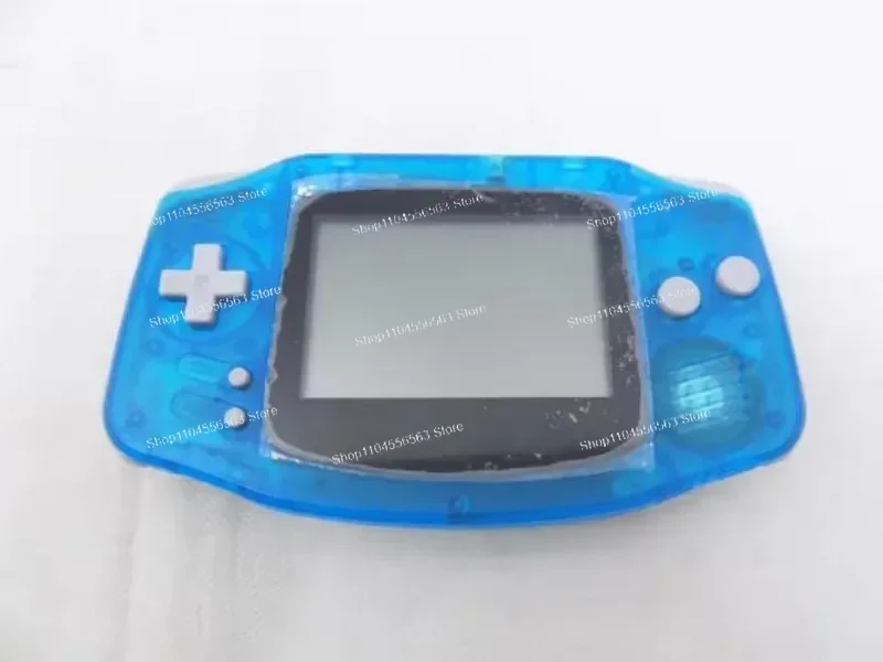 Game Boy Premium GBA Custom Transparent Blue Handheld Console – with Original LCD, Japanese Version