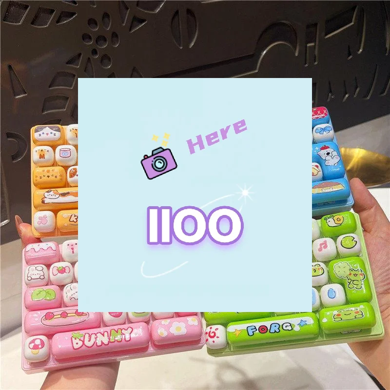 【IIOO】1Pcs Cute Keyboard Shaped Fidget Toy, Stress Relief Press Decompression Toy, Anxiety Relief Desk Decor For Adults