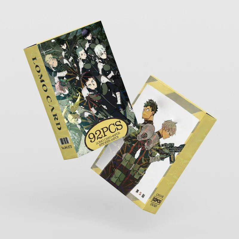 92Pcs/Set Anime Style Lomo Cards Stickers Set Kaiju Style Cards Collectible Cards in Ins Gifts Stationery Party Supplies view 2