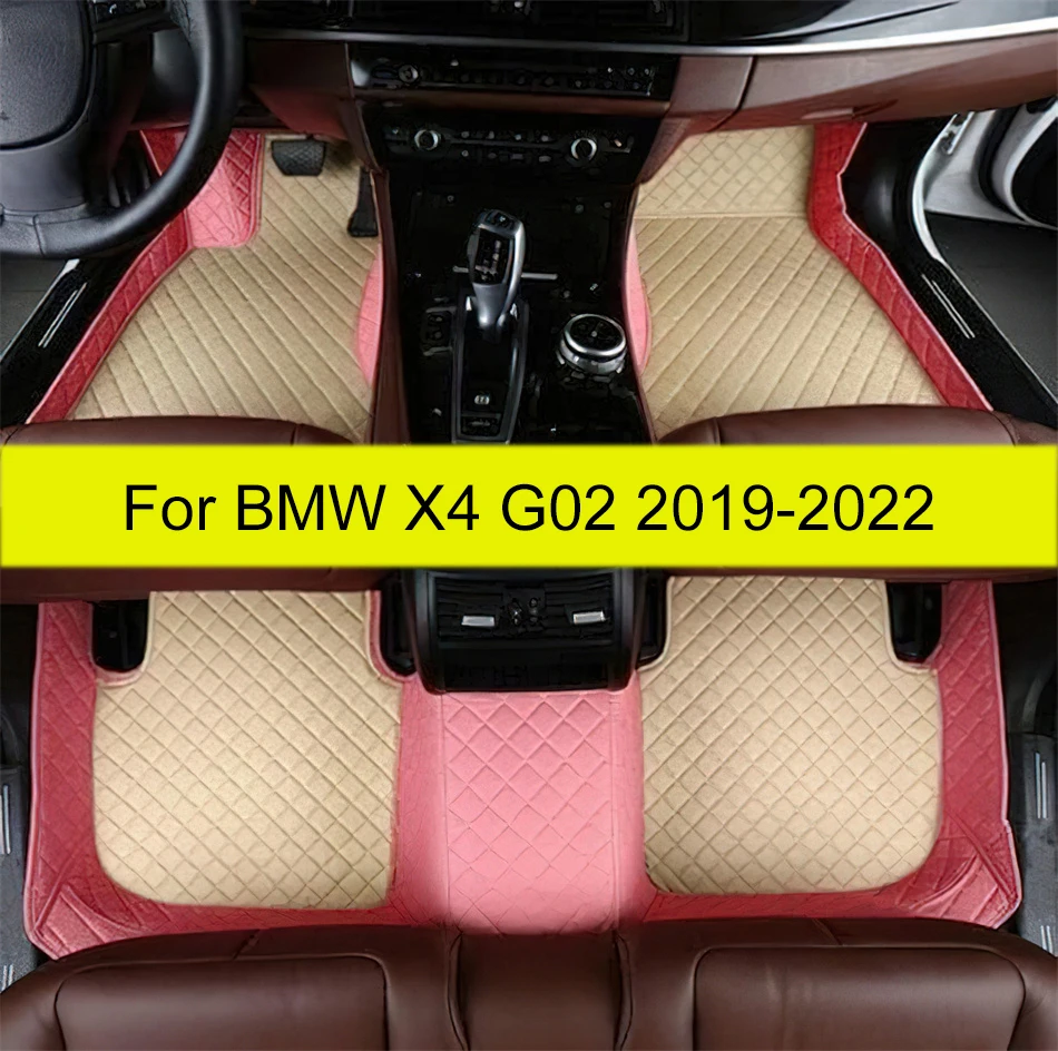 

Car floor mats for BMW X4 G02 2019 2020 2021 2022 Custom auto foot Pads automobile carpet cover