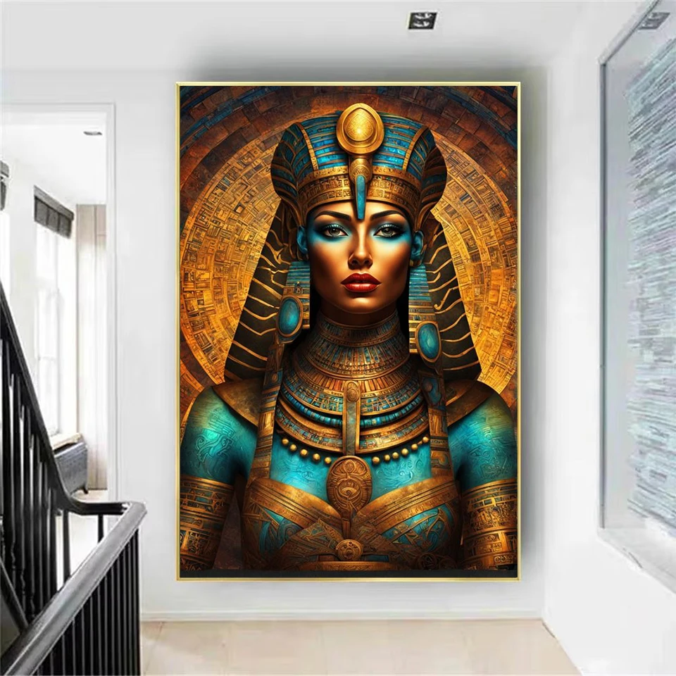 Egyptian Queen 5D Diamond Painting New Collection Full Square Round Diamond Mosaic Cross Stitch Kits Ancient Portrait Embroidery