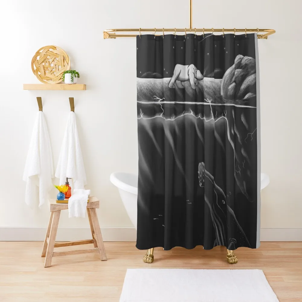 Arctic Light Shower Curtain Elegant Bathroom Modern Accessory Bathrooms For Bathroom Shower Bath Curtain