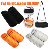 for JBL GRIP Portable Bluetooth-compatible Speaker EVA Hard Case W/ Strap Carrying Case Organizer Shockproof Protective Case