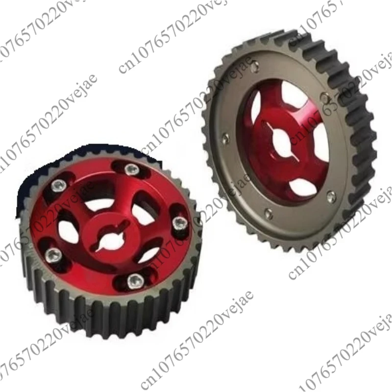 Modified aluminum alloy synchronous wheel, lightweight pulley disc gear suitable for Toyota 4AGE 20V 84-89C combination pair