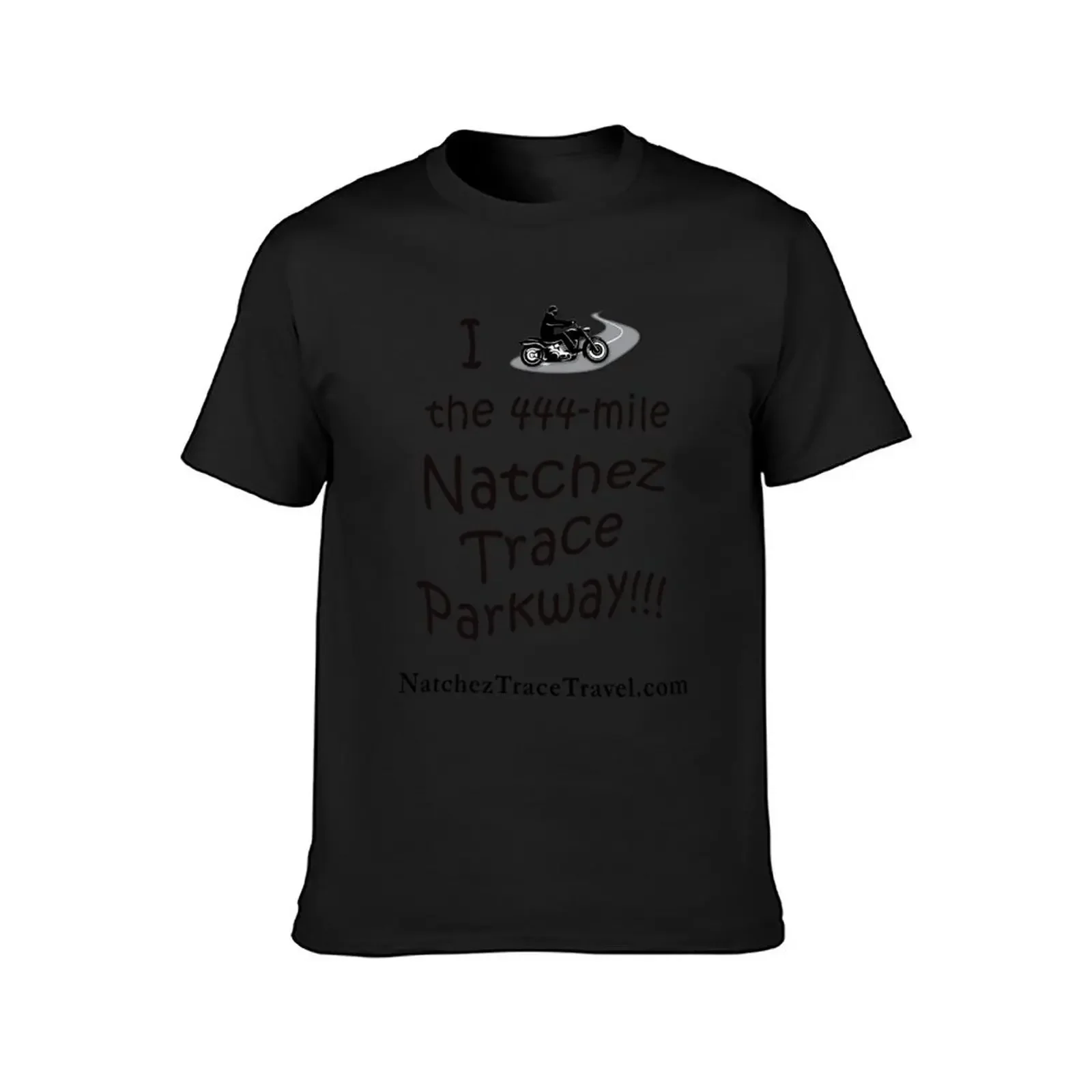 I Rode the Natchez Trace Parkway. T-Shirt vintage blacks men clothes