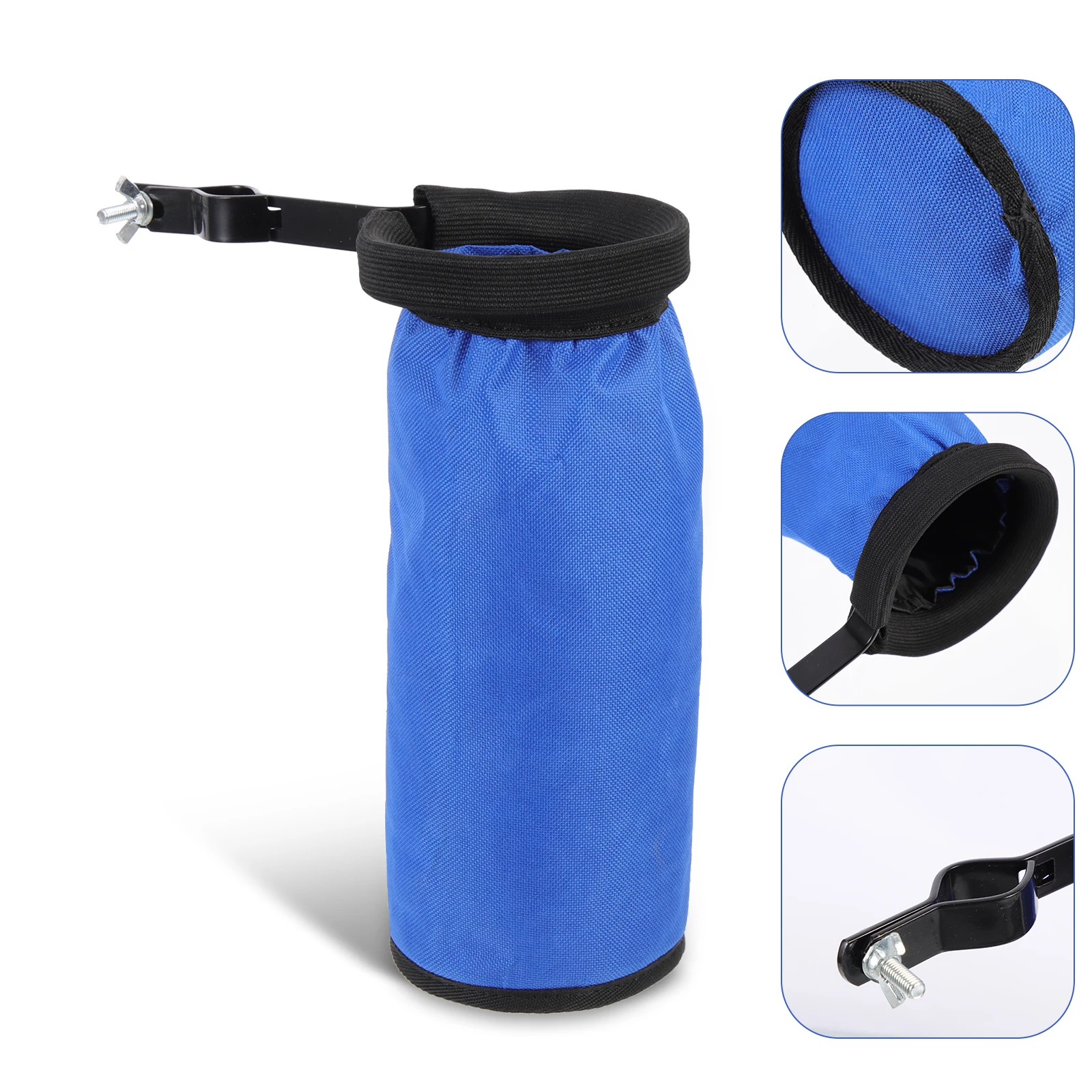 

Holder Bag 600D Oxford Fabric Aluminum Steel Lightweight Drumstick Storage Pouch Clamp Strap Carry for Practice
