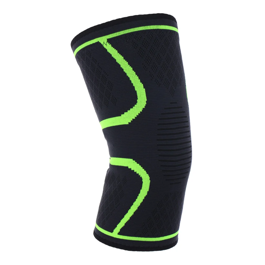 

1 pc Sports Knee Support Sleeve Protector For Pain Relief Arthritis Recovery Running Workout Gym Cross Training Light Green Xl
