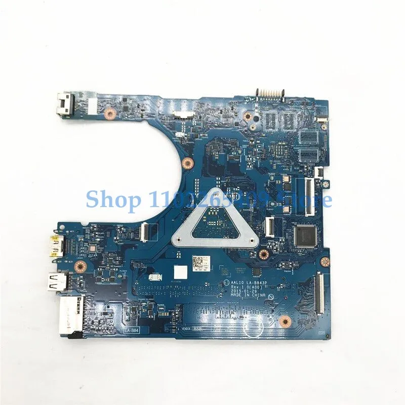 CN-0C65T5 C65T5 0C65T5 Mainboard FOR DELL 5458 5558 5758 3558 Laptop Motherboard AAL10 LA-B843P With I3-5010U CPU 100% Tested OK