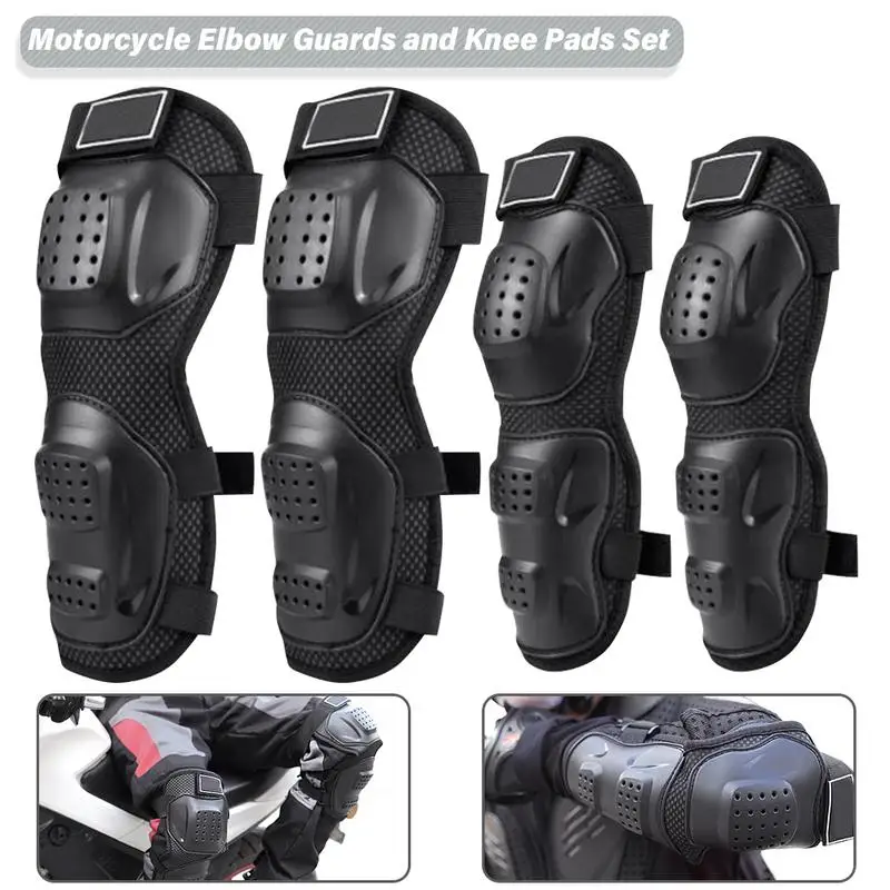 

Knee Elbow Protective Pads Motocross Protection Riding Elbow Guard Knee Protector Equipment Gear Outdoor Sport For Cycling