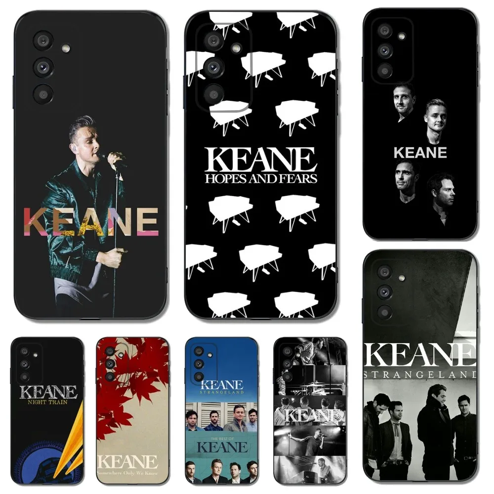 Music Band K-KEANE чехол для телефона для SamsungS24,S23,S22,S21,S20 Ultra Pro S10,S30Plus,20 Ultra Black Cover