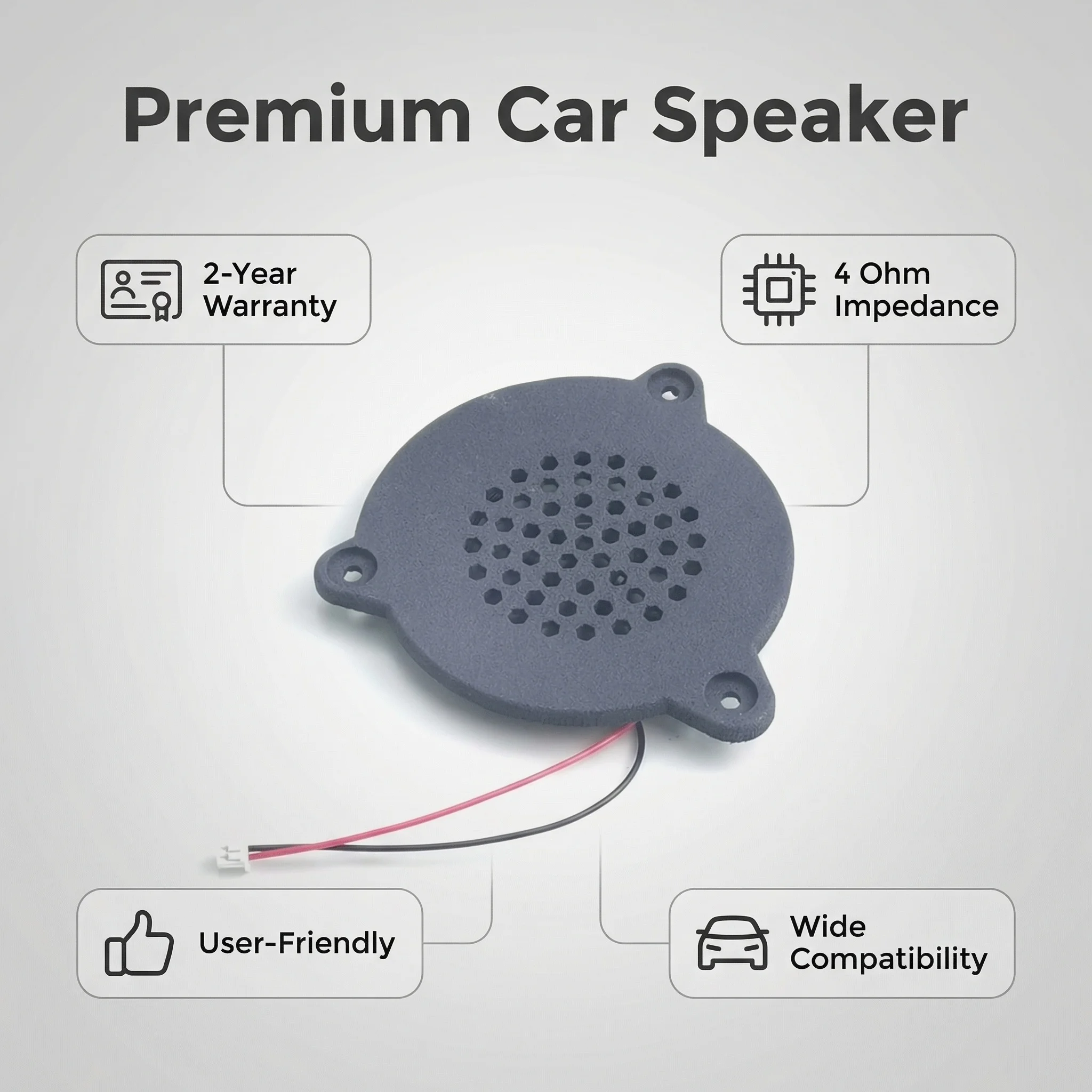 

SEP‑SPEAKER21 Mini Speaker for Mercedes-Benz Instrument Cluster VW Virtual Cockpit Replacement