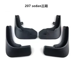 Auto parts ABS plastic car Mud Flaps Splash Guard fender For Peugeot 207 2006-2013 Car styling