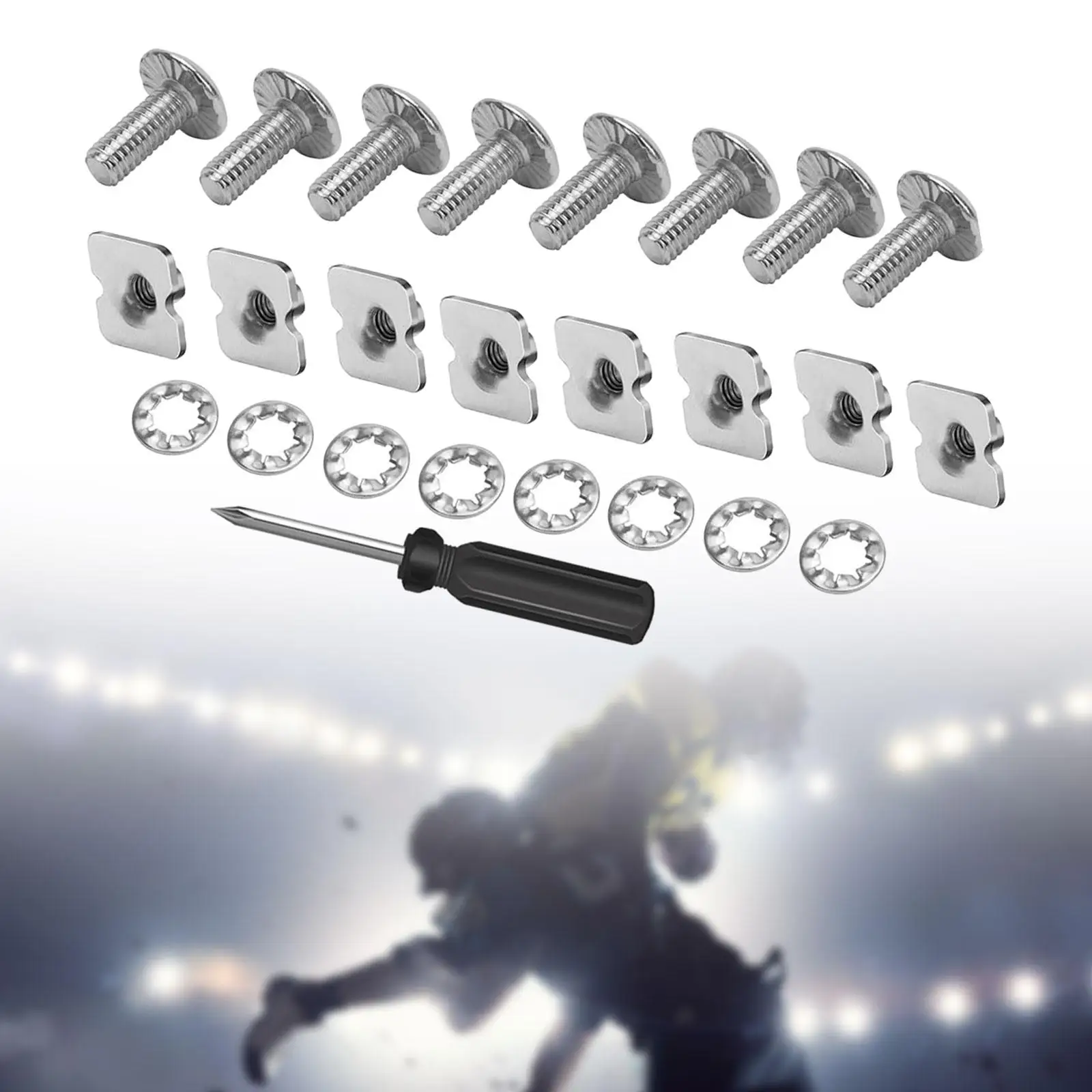 

Football Backplate Screws Soccer Backboard Screws for Adults Young Universal Parts