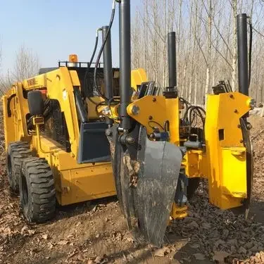 Solo Bola Pá Árvore Digger, Skid Steer Loader, alta taxa de fluxo, 100HP, para venda