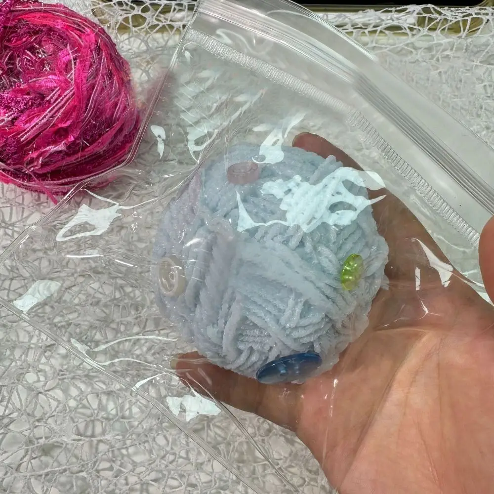Jouet à presser pour soulager le Stress, réduisant l'anxiété, boule de fil à presser douce, jouets à motif de boule de fil Portable