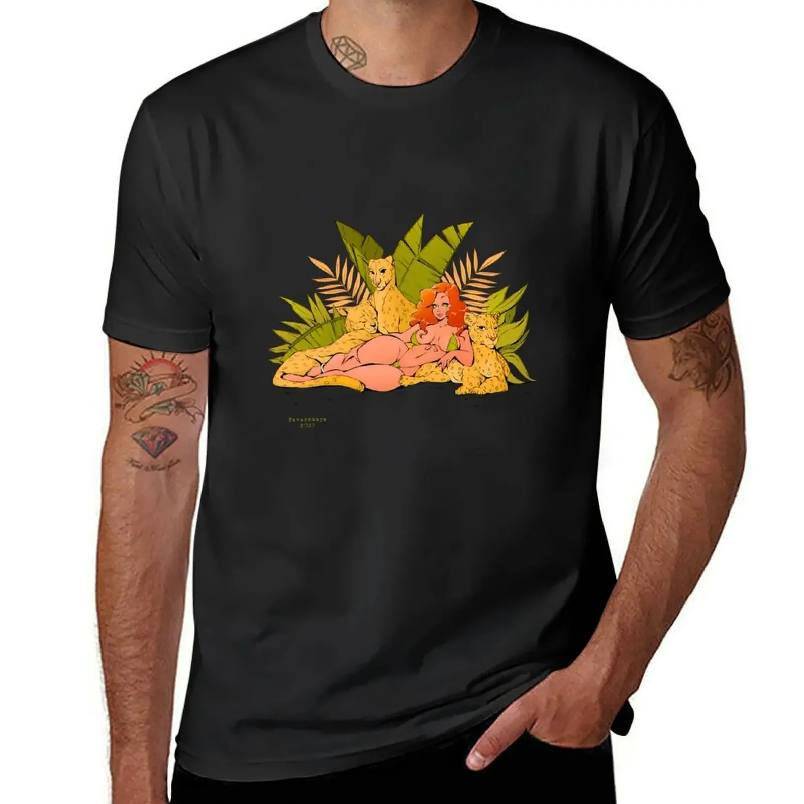 

Leopards T-Shirt shirts graphic tees football t shirt korean fashion mens t shirt