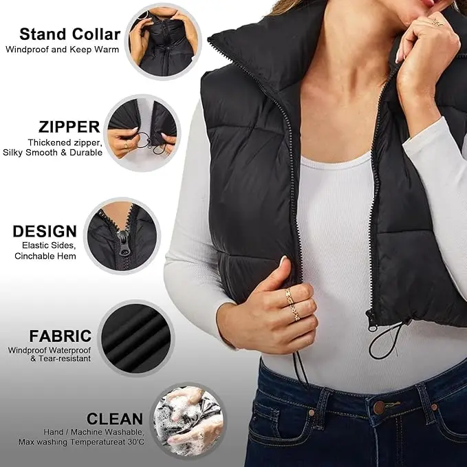 Damen-Heizweste für Herbst und Winter, Baumwollweste, USB-Infrarot-Elektroheizanzug, flexible, warme Thermoweste für Damen – Detail 7