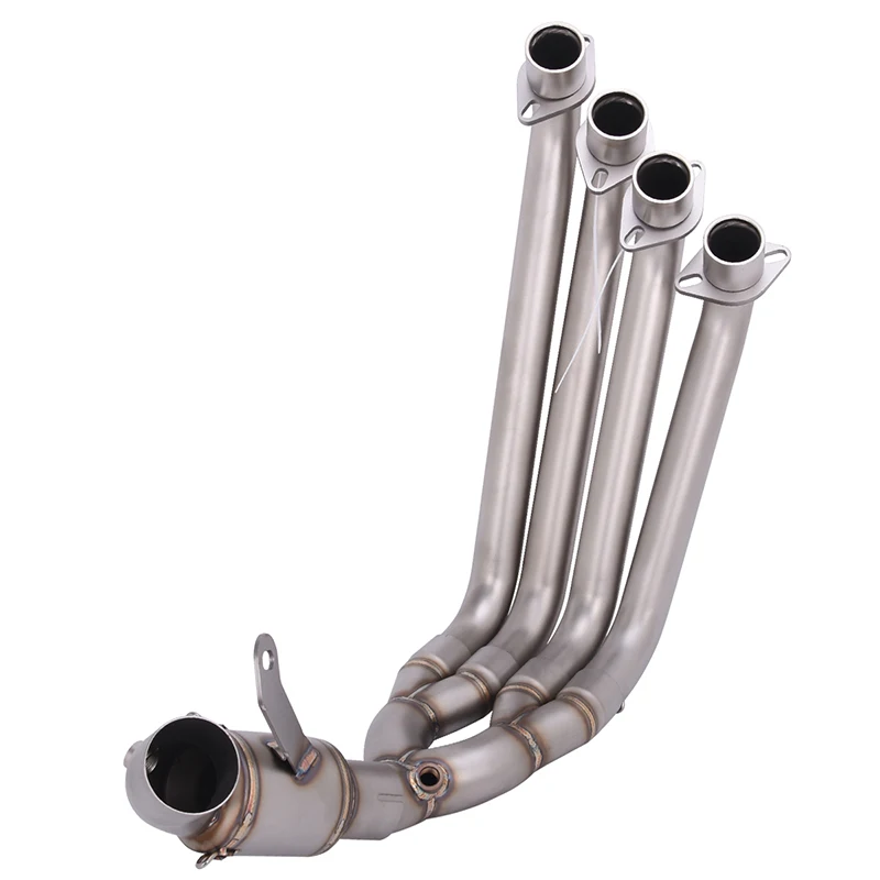 

For Honda CB650R E-Clutch CBR650R 2024 2025 2026 Exhaust System Header Link Pipe Slip On 51mm Muffler Stainless Steel Front Tube