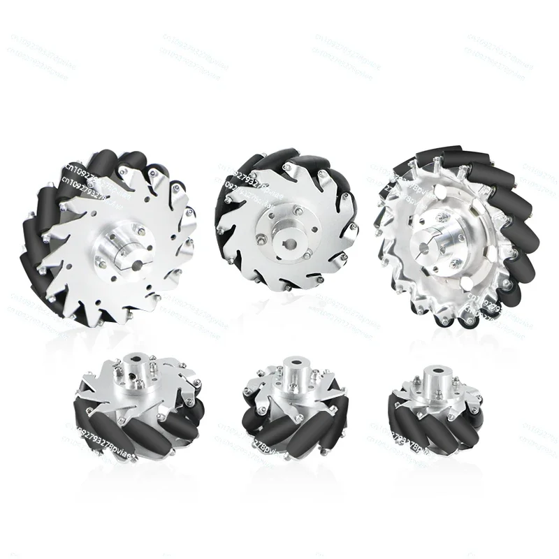 Set of 4 mecanum wheels 60mm 75 100 127 152mm mecanum wheels