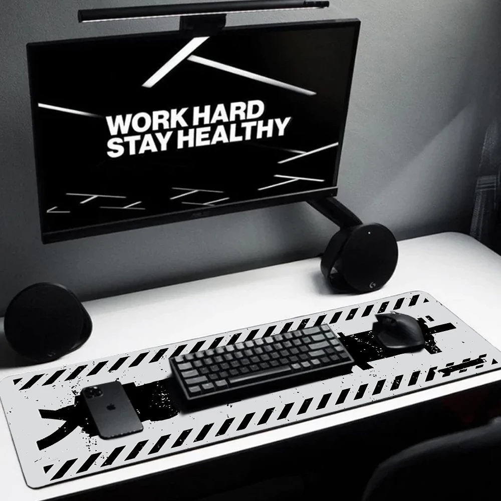 1200x600 Mat Mouse Carpet Speed Mouse Pad Gamer Mechanical Keyboard Mousepad 900x400 Black White 100x50 Rug Gaming Extra Large