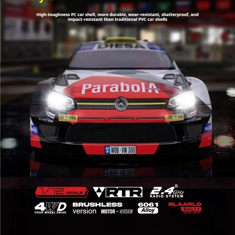 

Instock Xts P12 1/12 Rally Car Rc Remote Control Electric 4wd High-Speed Drift Car Racing Car Off-Road Vehicle Toy Gift