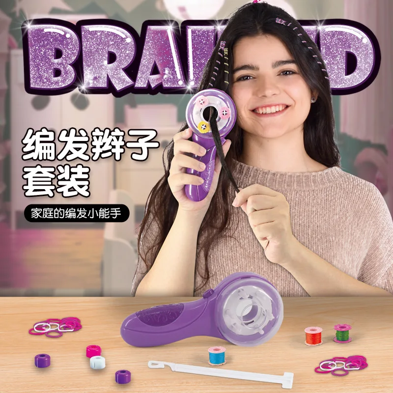 Electric Automatic Hair Braider DIY Braiding Hairstyle Tool Twist Braider Machine Hair Braid Weave Toys For Girl Child Gift